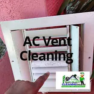 Professional AC vent cleaning service removing dust and debris