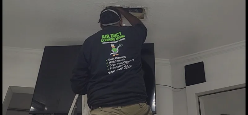 Air duct cleaning before baby arrives in Miami nursery