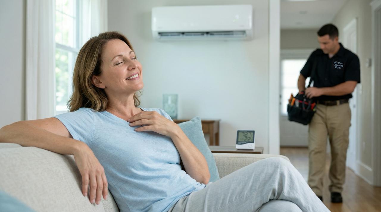 Before and after AC coil cleaning — Cleaner Air, Healthier Home