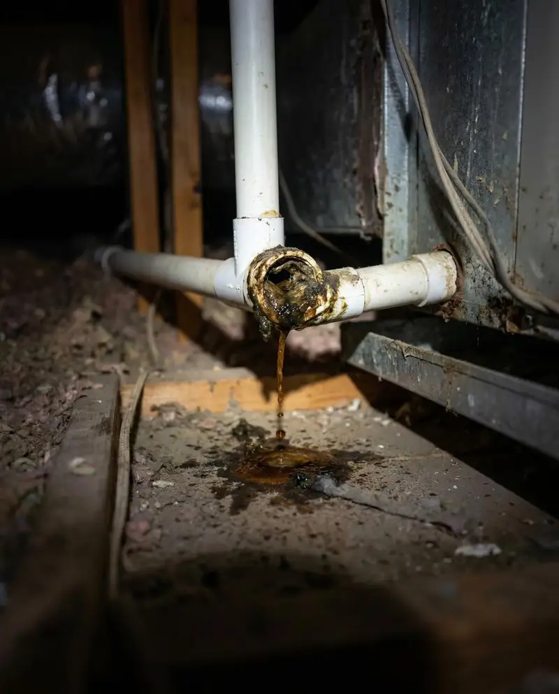 AC leak water damage cost