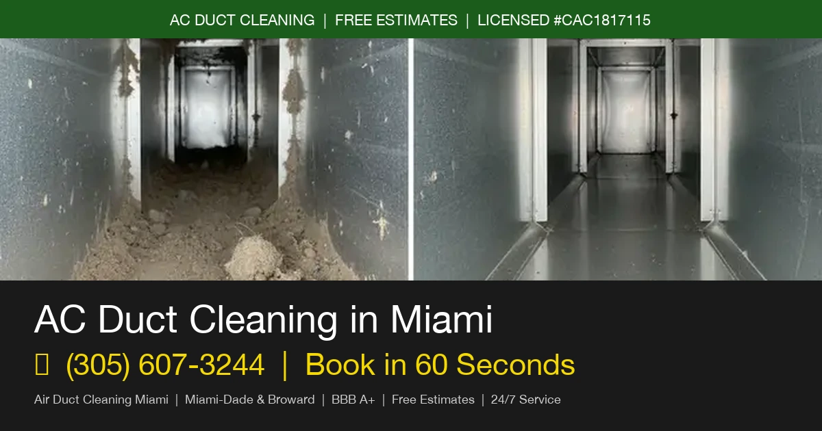 Air Duct Cleaning Miami in Hallandale Beach