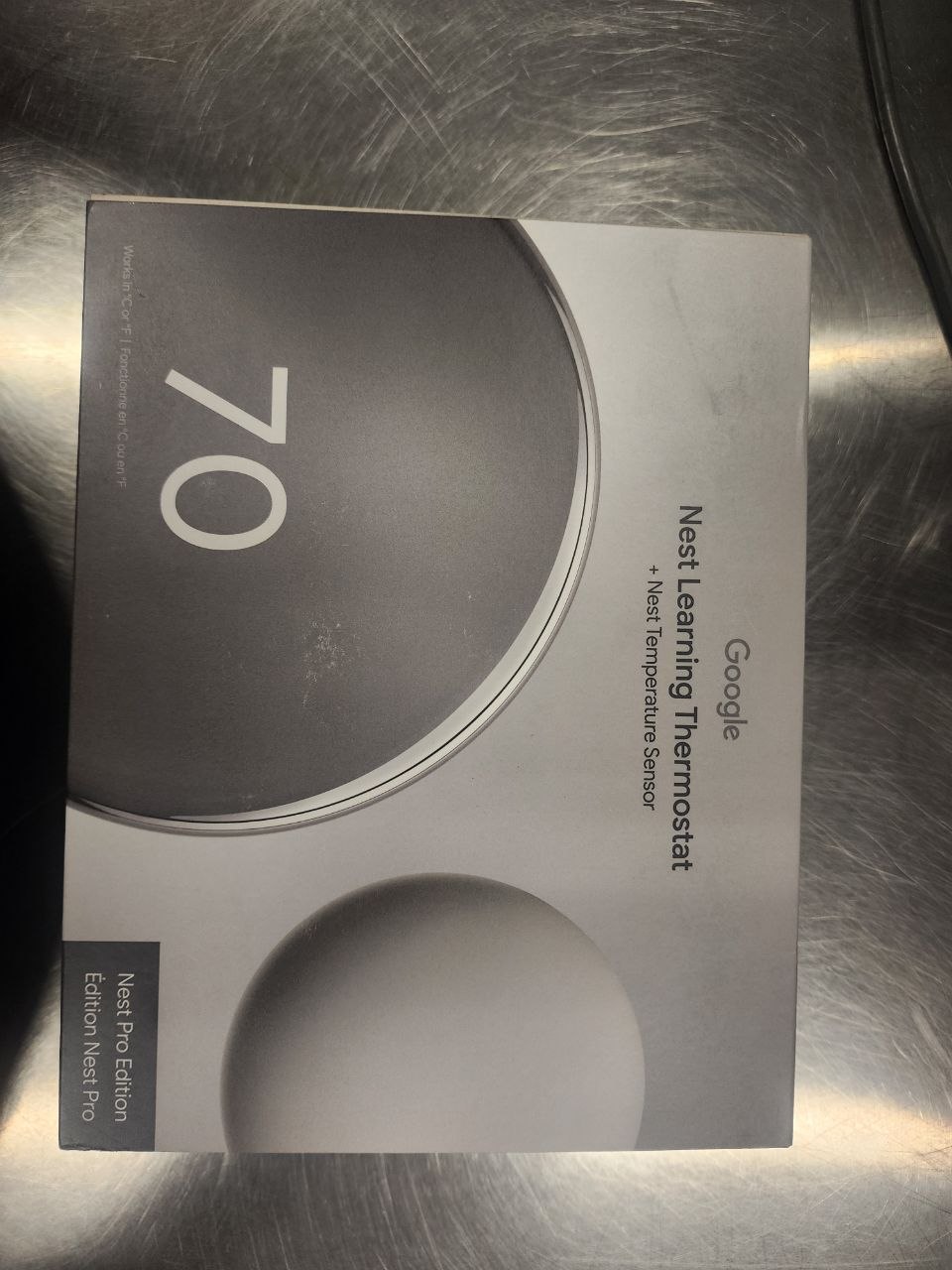 Nest Learning Thermostat Pro Edition box front