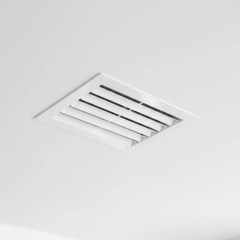 Spotless clean AC ceiling vent after professional cleaning in Davie FL