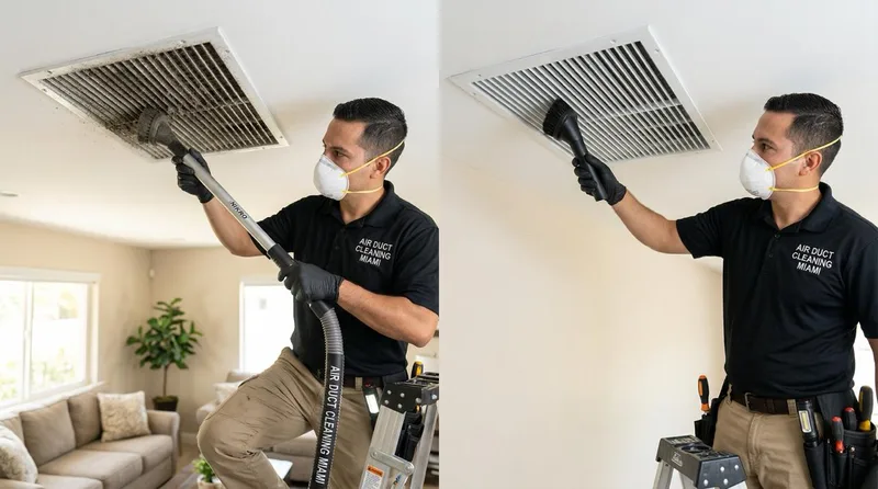 How often clean AC Miami