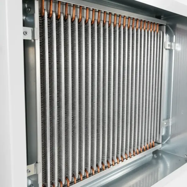 Clean AC evaporator coil after professional spray cleaning