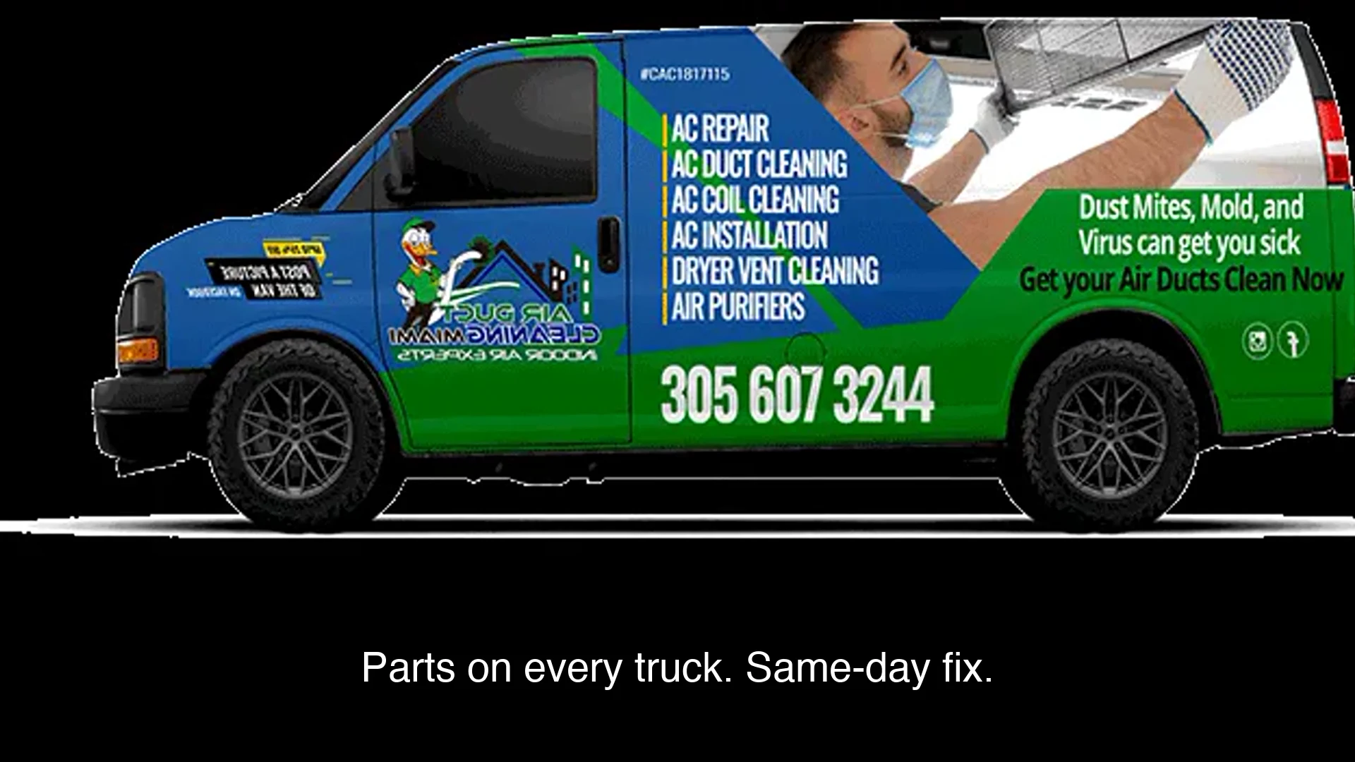 Watch free AC repair estimate diagnostic video — Air Duct Cleaning Miami